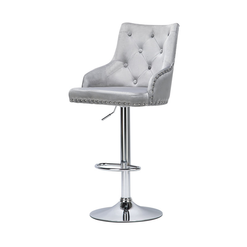 Rosdorf Park Tilford Swivel Adjustable Height Bar Stool & Reviews Wayfair